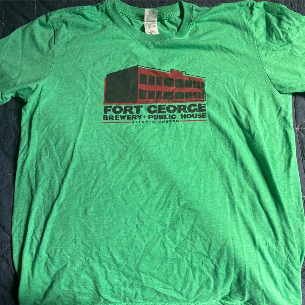 Green Men's Fort George Brewery T-Shirt